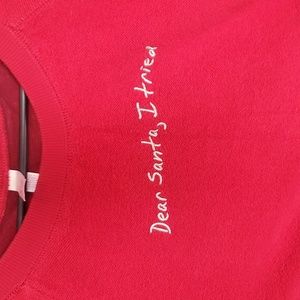 "Dear Santa, I tried" Long Sleeve